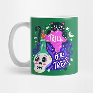 Cat spooky Trick or Treat Mug